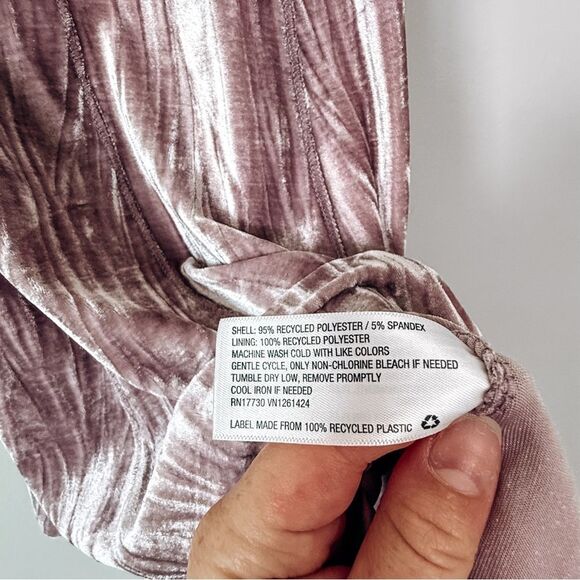 Wild Fable Light Purple Faux Velvet Mini Dress Size Small - Picture 4 of 5